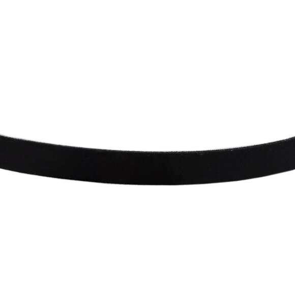 Black Choker Adjustable 12.5' - 15' inch Classic Trendy Choker  #2 - Picture 4 of 12